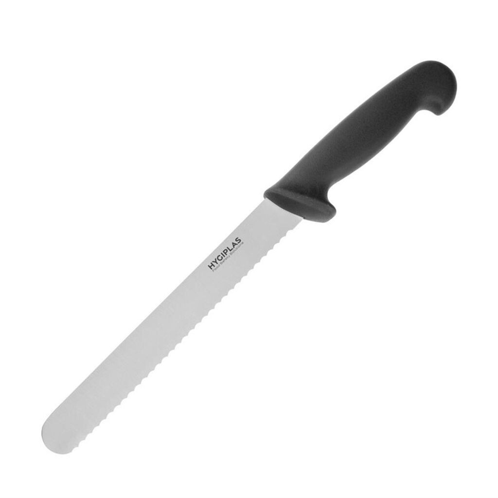 

Нож для хлеба Hygiplas черный 13см