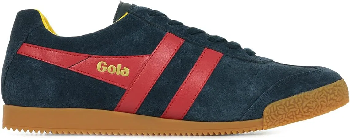 Кроссовки Gola Harrier Suede CMA192IE, Navy Blue Red Sun