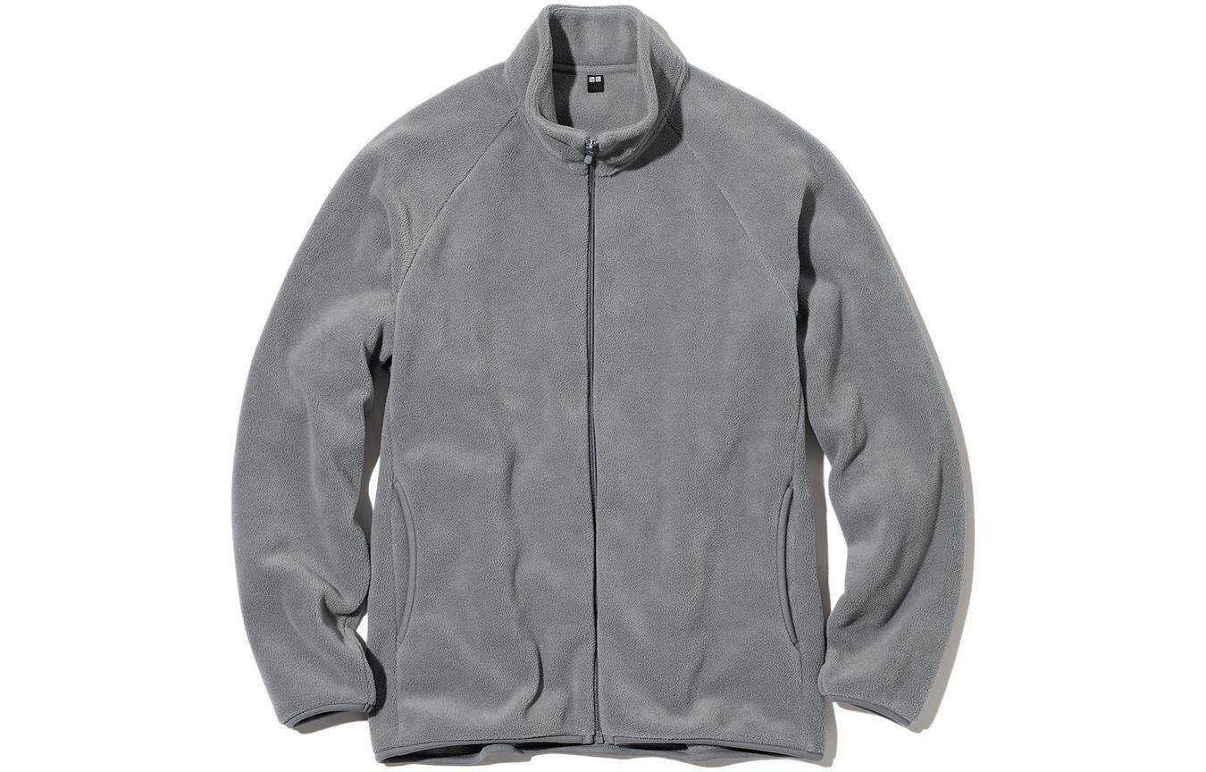 

Толстовка унисекс Uniqlo Fleece Zipped, серый