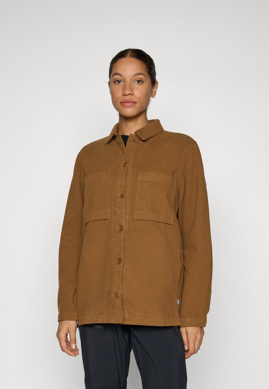 

Блуза Fjällräven SINGI FLANNEL OVERSHIRT W, Wood Brown/Brown