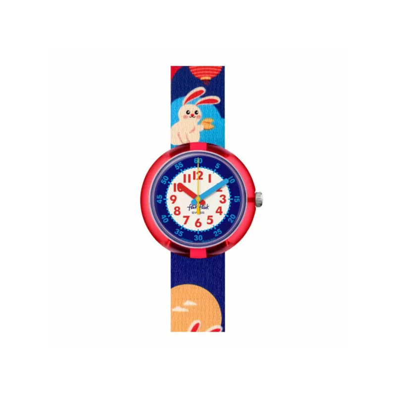 

SWATCH Часы Unisex Flik Flak Feifei Series White Watch ZFPNP134-1, White Dial