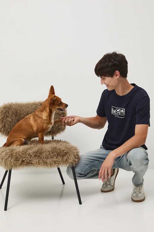 

Хлопковая футболка Medicine, темно-синий