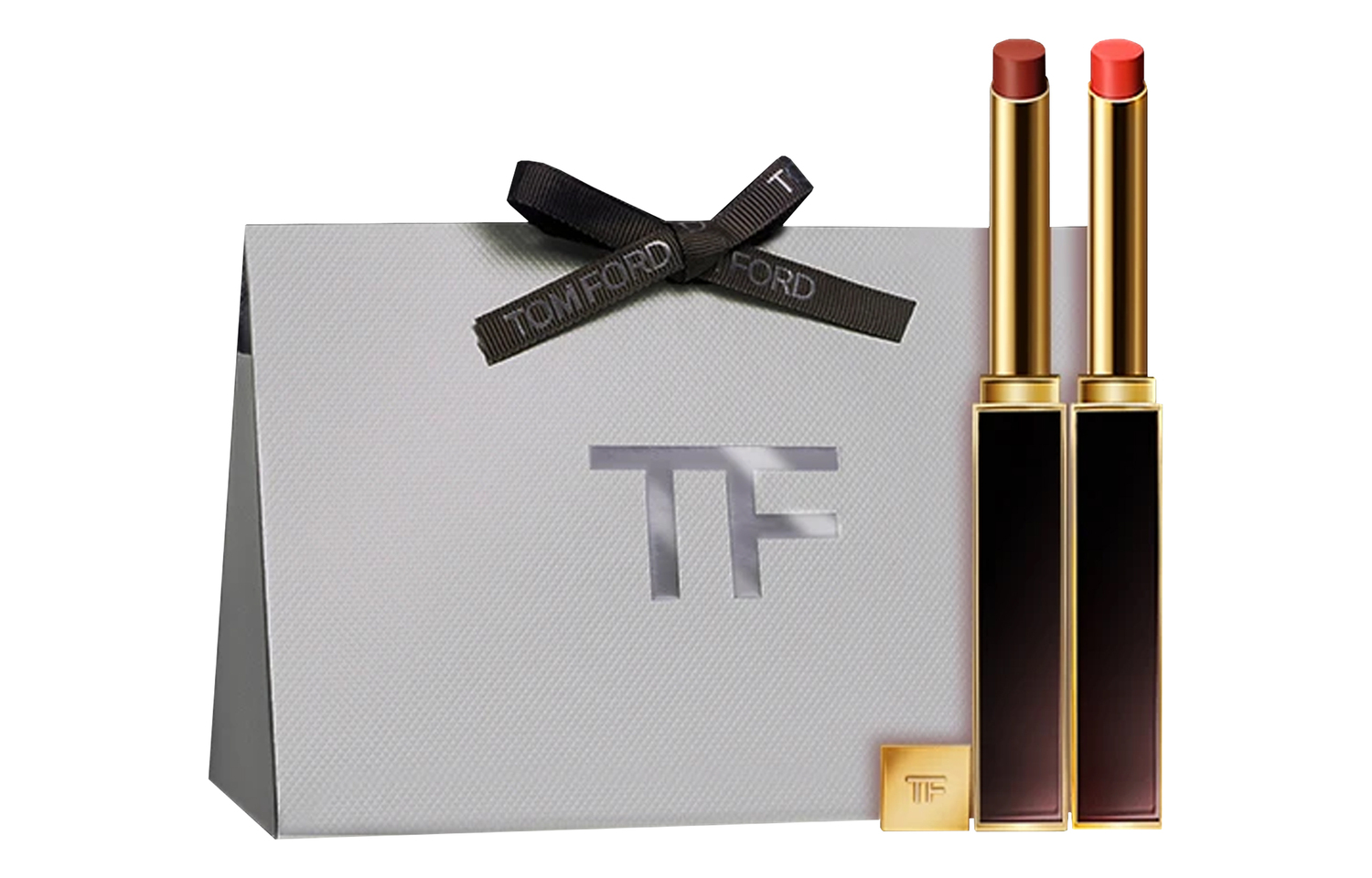 TOM FORD Помада TF Glossy Matte кремовая увлажняющая для естественного тона кожи 0.9g+0.9g