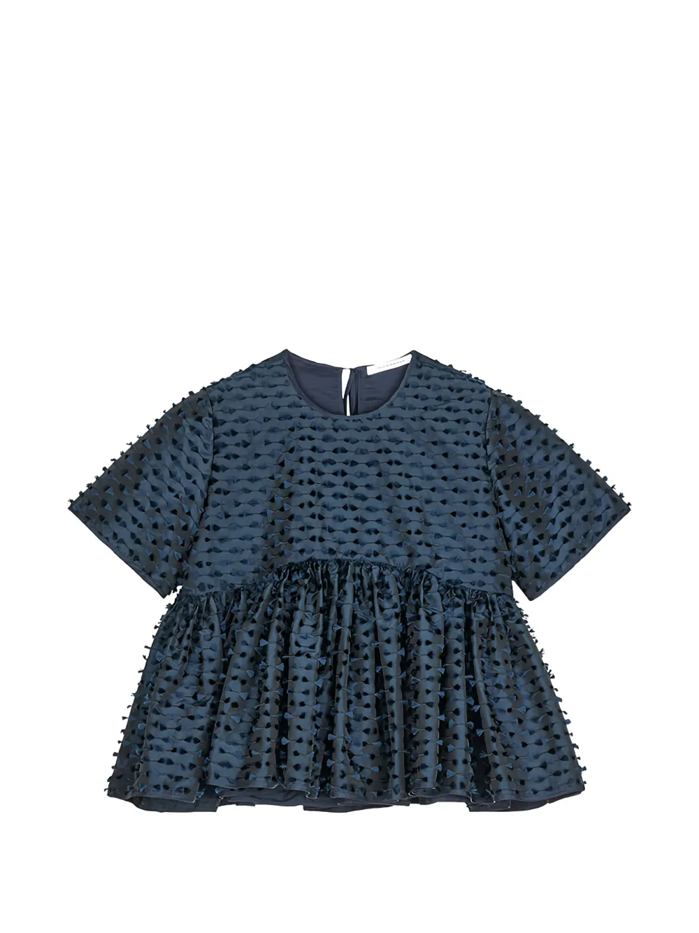 

Блузка casandra из ткани фил-купе Cecilie Bahnsen, синий