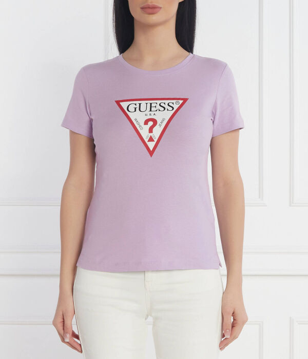 

Футболка Guess Jeans Regular Fit, лавандовый