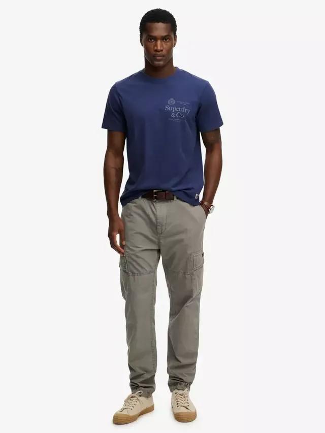 Футболка свободного кроя от компании 1954 года Superdry, Hampton Blue — фото 3