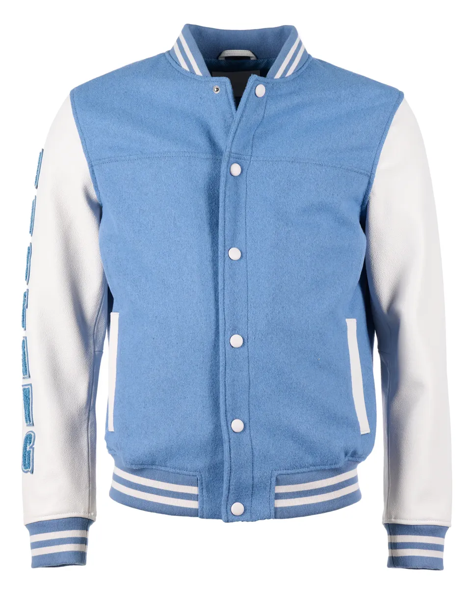 

Кожаная куртка МУСТАНГ "31023225" Mustang, цвет Light Blue / Off White
