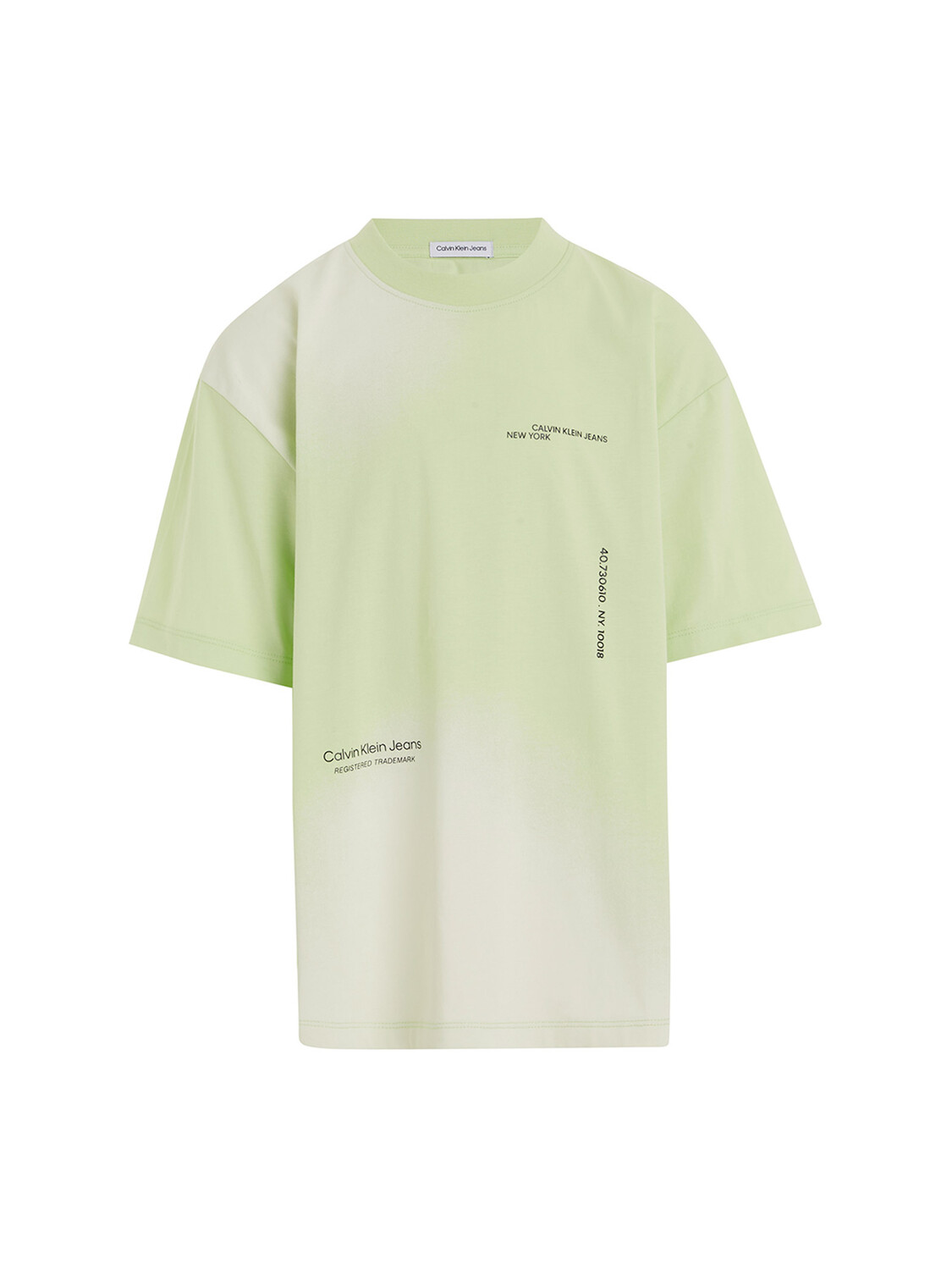 

Футболка t-shirt oversize per ragazzi Calvin Klein, зеленый