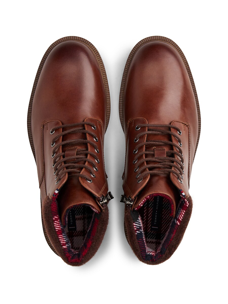 Ботинки на шнуровке TOMMY HILFIGER, Brown/Chocolate — фото 3