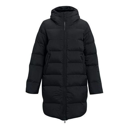 

Куртка coldgear infrared long down jacket 'black' Under Armour, черный