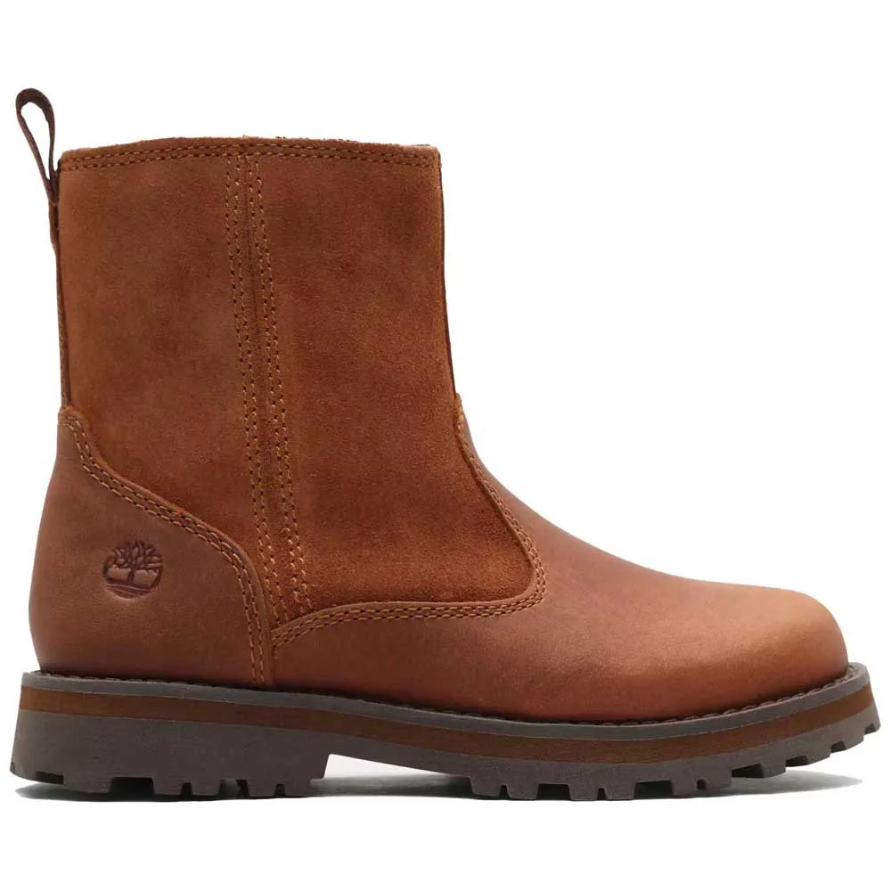 Детские сапожки Timberland Courma утепленные, коричневый — фото 3