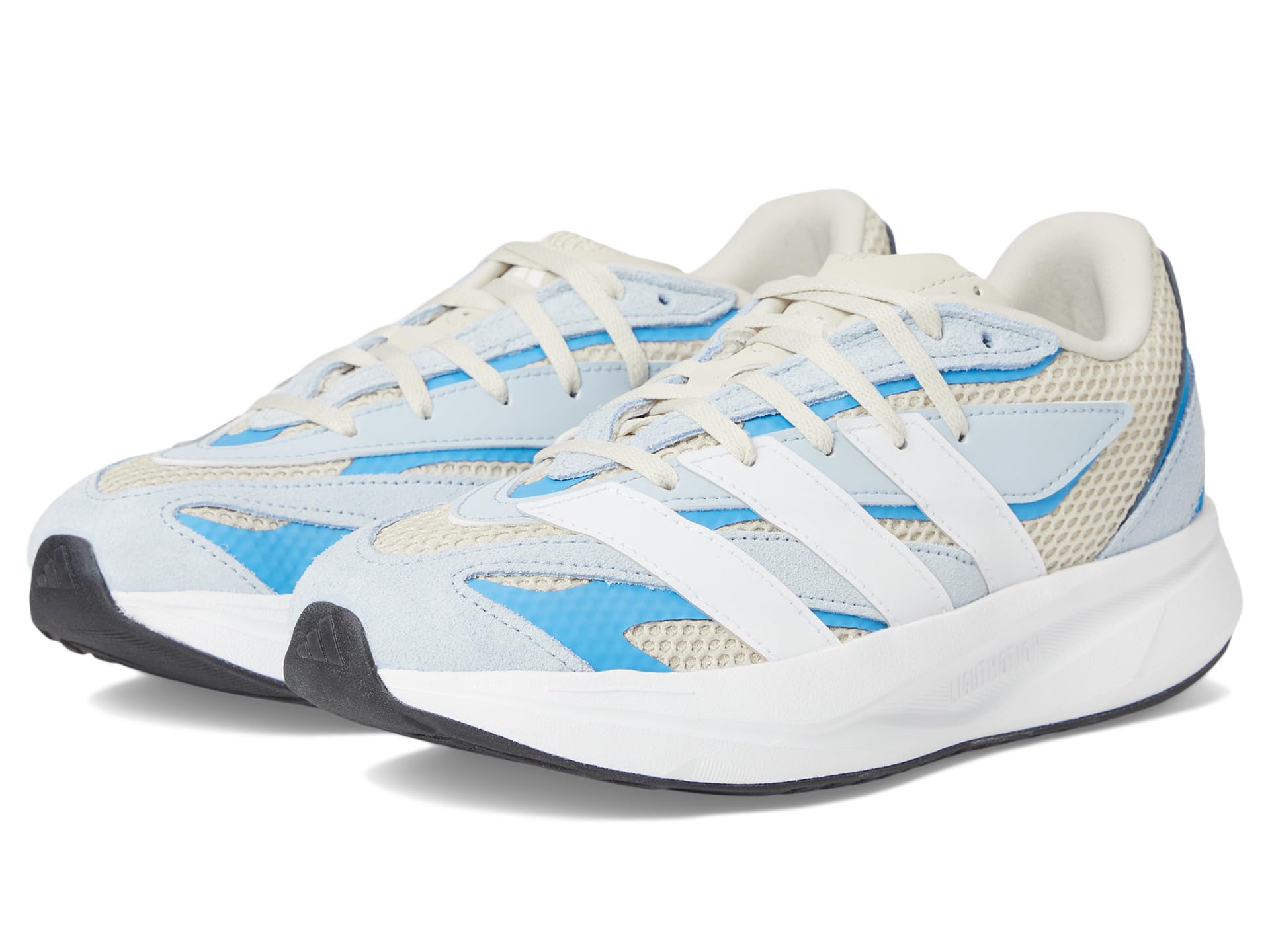 

Кроссовки Adidas Kids Lightstride Sportswear Shoes, Alumina/White/Bright Blue