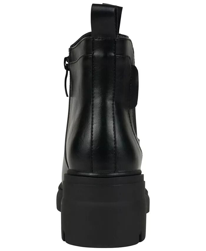 Женские ботильоны челси без шнуровки на каблуке William GC Shoes, черный — фото 3
