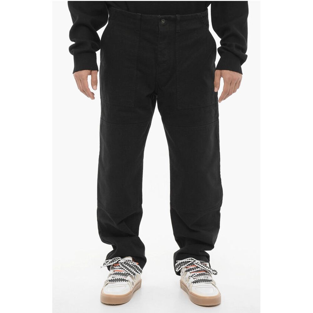 

Черные хлопковые джинсы Деним Marcelo Burlon, Black