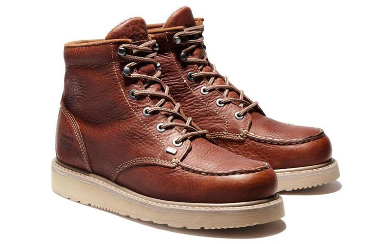 Мужские уличные ботинки Timberland Barstow кожаные, коричневый — фото 2