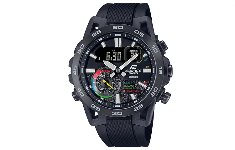 

CASIO Часы Men EDIFICE Black Watch ECB-40MP-1A, Black Dial