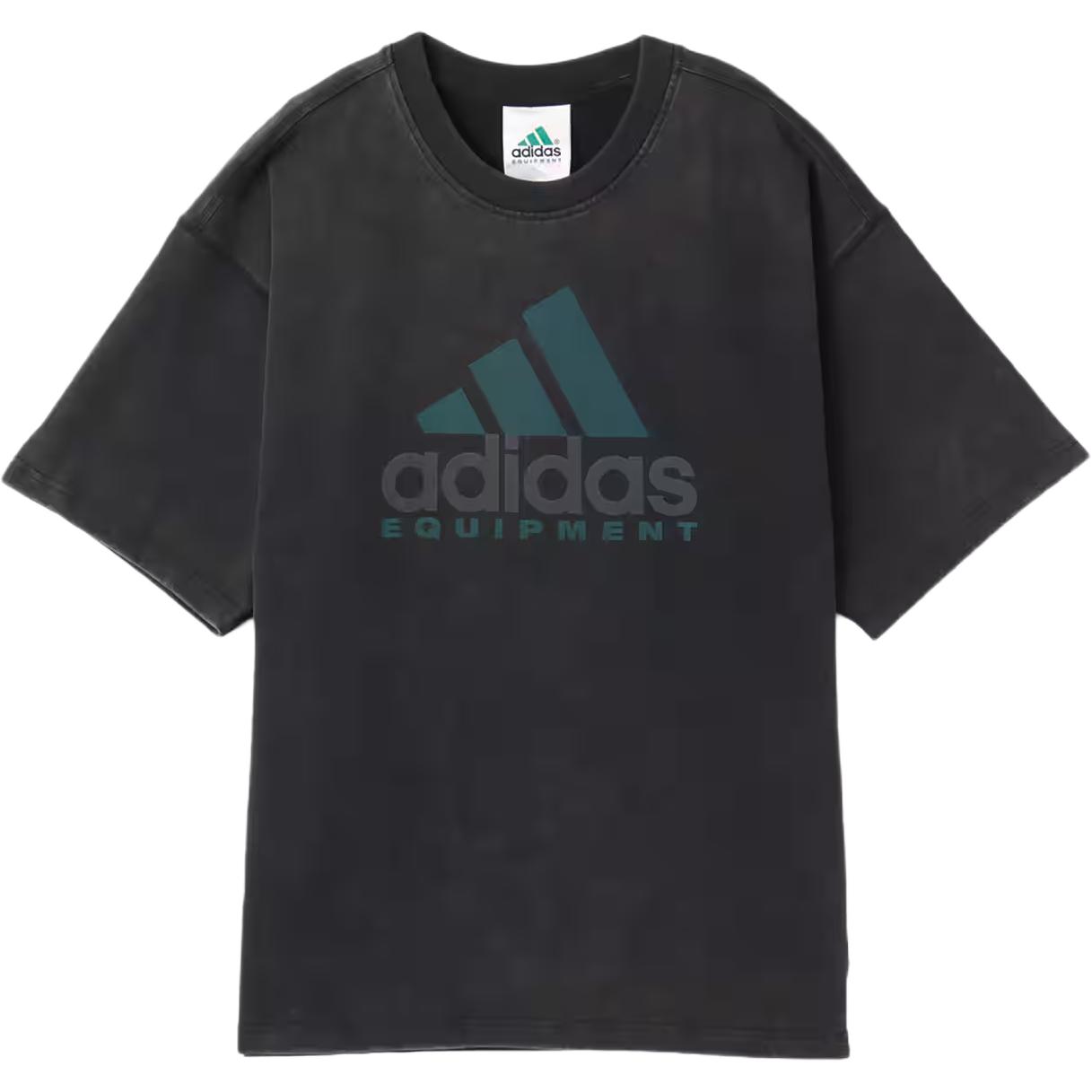 

Футболка Cotton с принтом Equipment Logo Adidas, черный