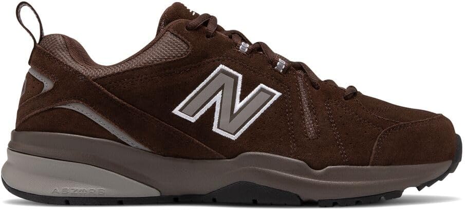 Мужские кроссовки New Balance 608 V5 для повседневной носки и тренировок, коричневый/белый — фото 2