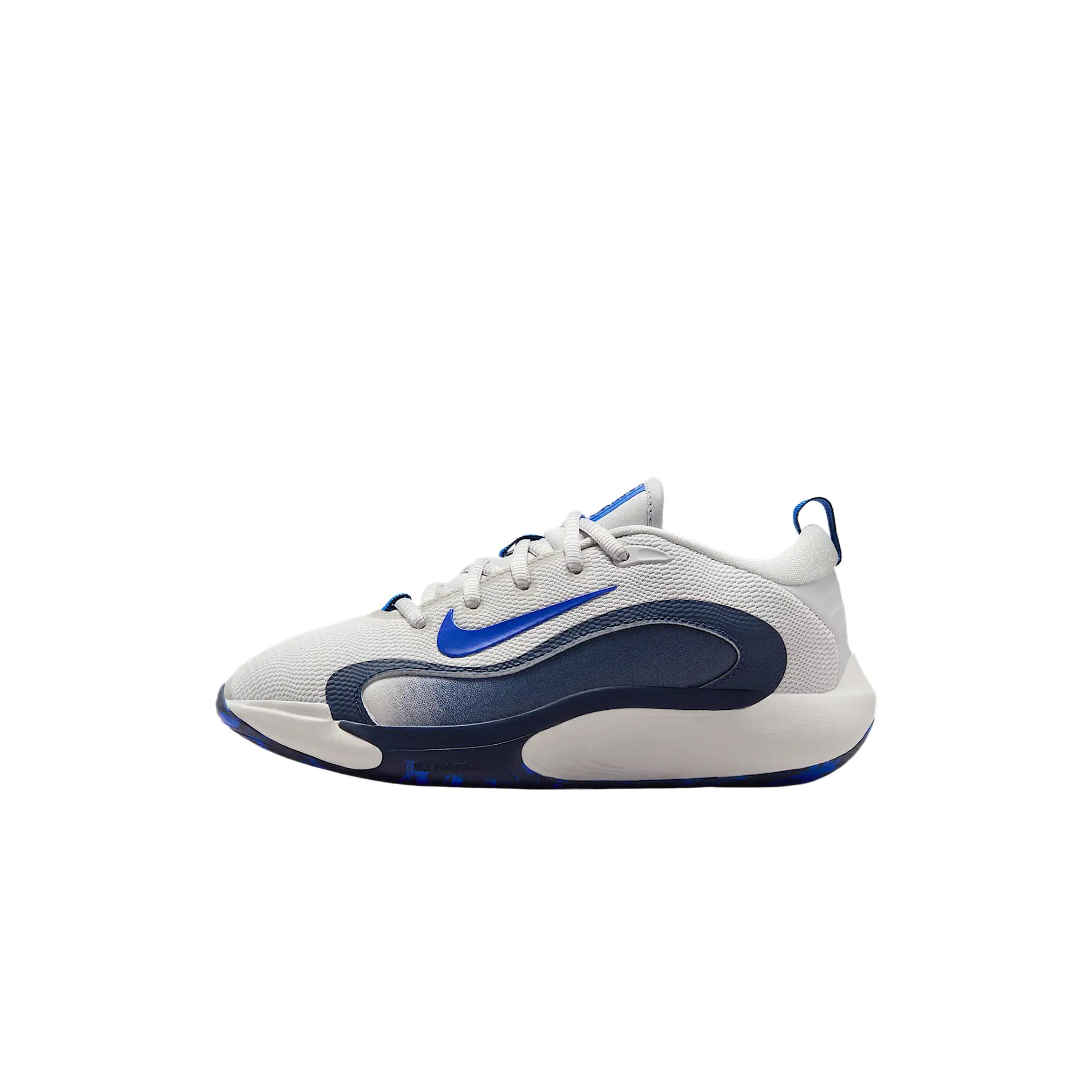 

Детские баскетбольные кроссовки ISOFLY Low Top Nike, серый/синий