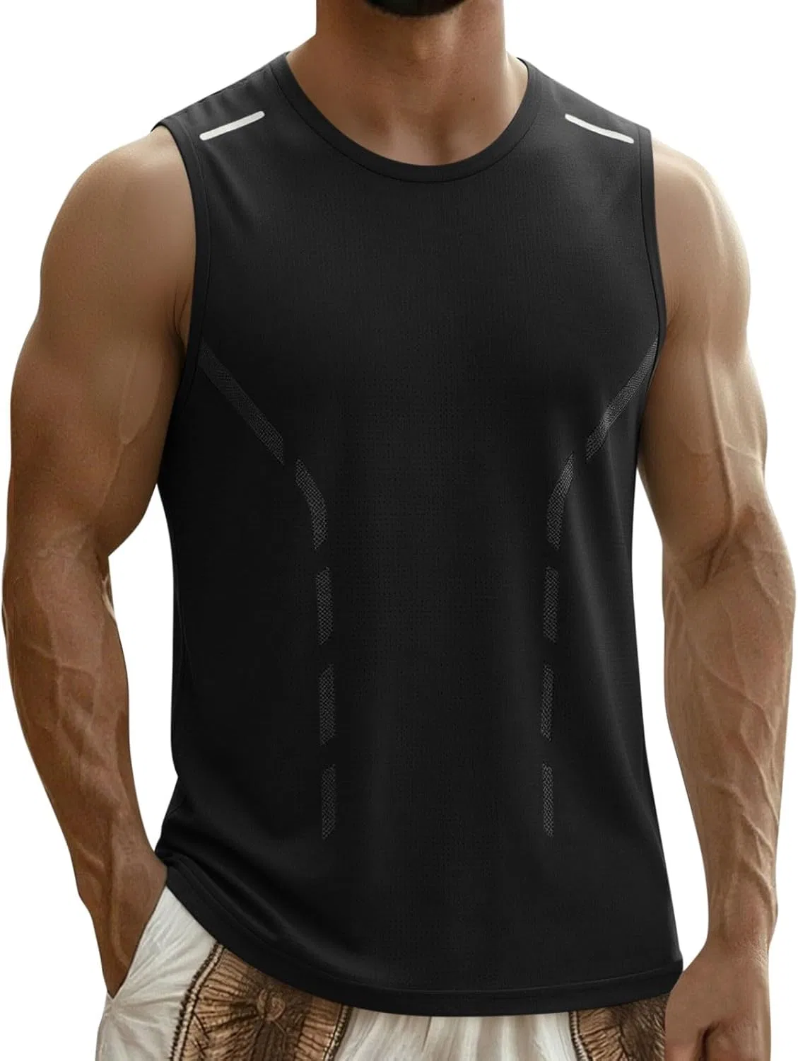 Мужской топ без рукавов Athletic, Generic, Black