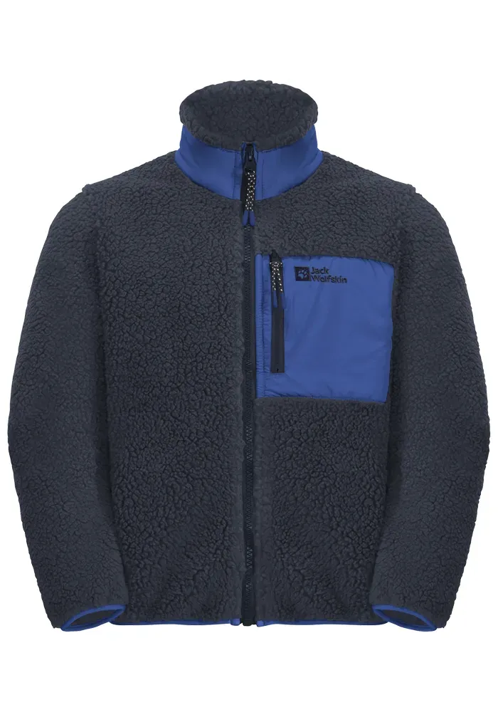

Флисовая куртка Jack Wolfskin "ICE CURL JACKET K", синий