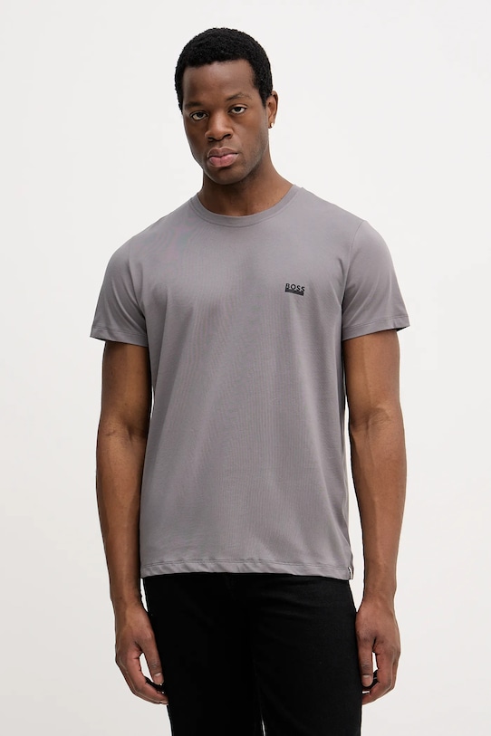 

Хлопковая футболка t-shirtrn 365 BOSS, серый