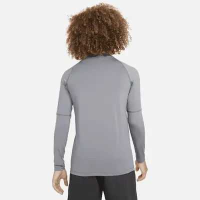 Топ Nike Pro, цвет Smoke Grey/Black — фото 2