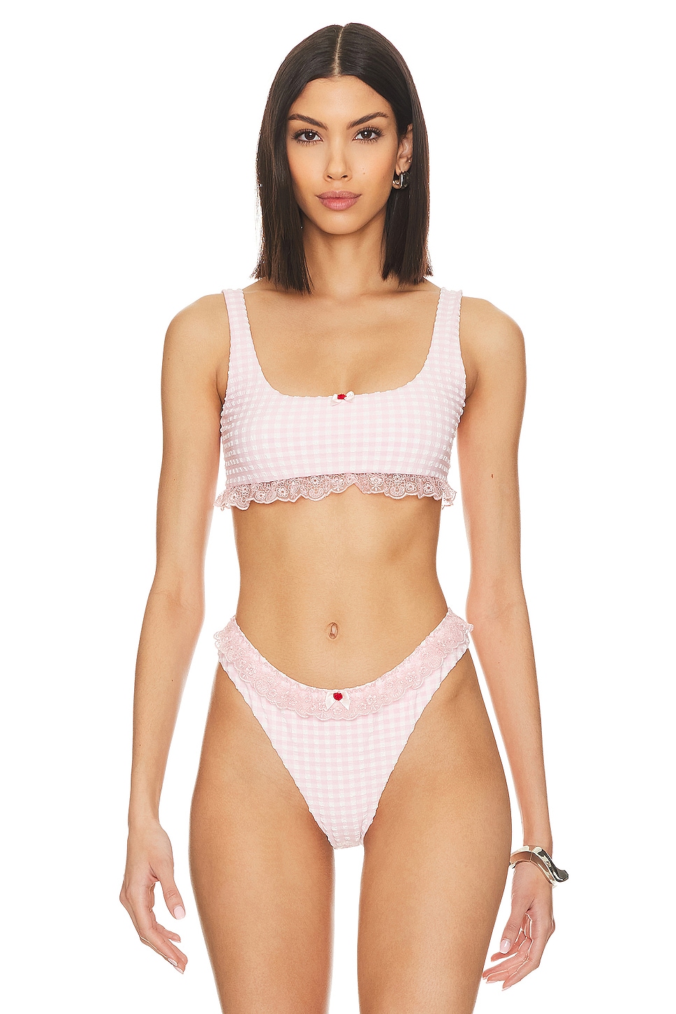 

Хайден топ For Love & Lemons, розовый