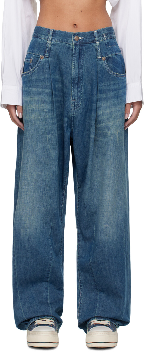 

Синие джинсы Венти R13, цвет Windsor blue