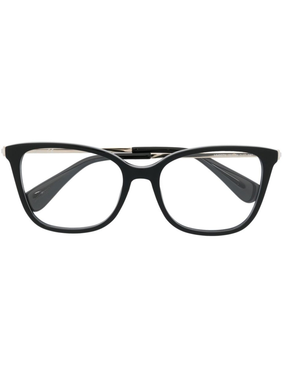 

Очки трапециевидной формы Max Mara Eyewear, золотой