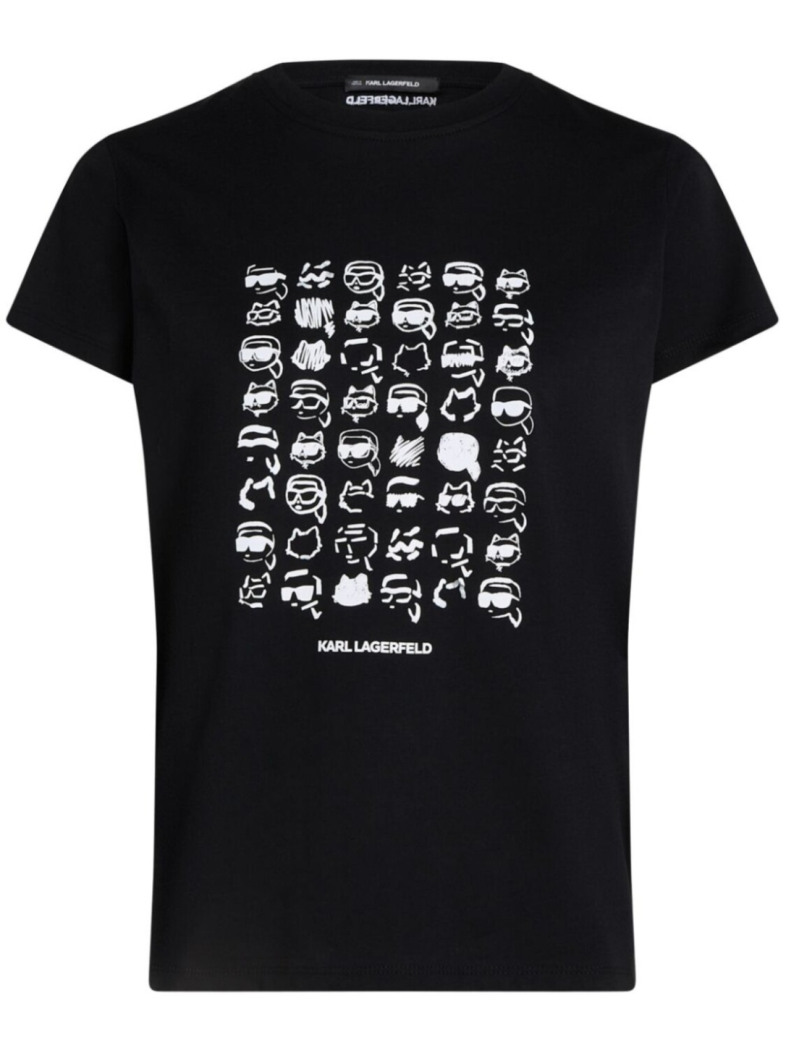 

Футболка с иконкой Karl Lagerfeld, черный