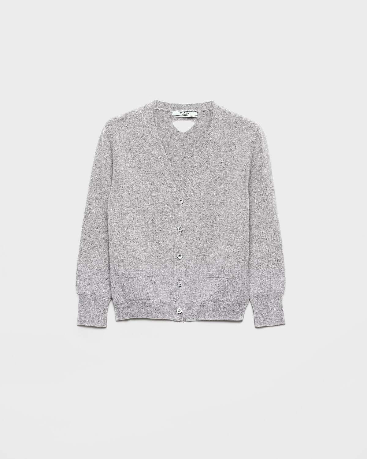 

Кашемировый кардиган Prada, серый