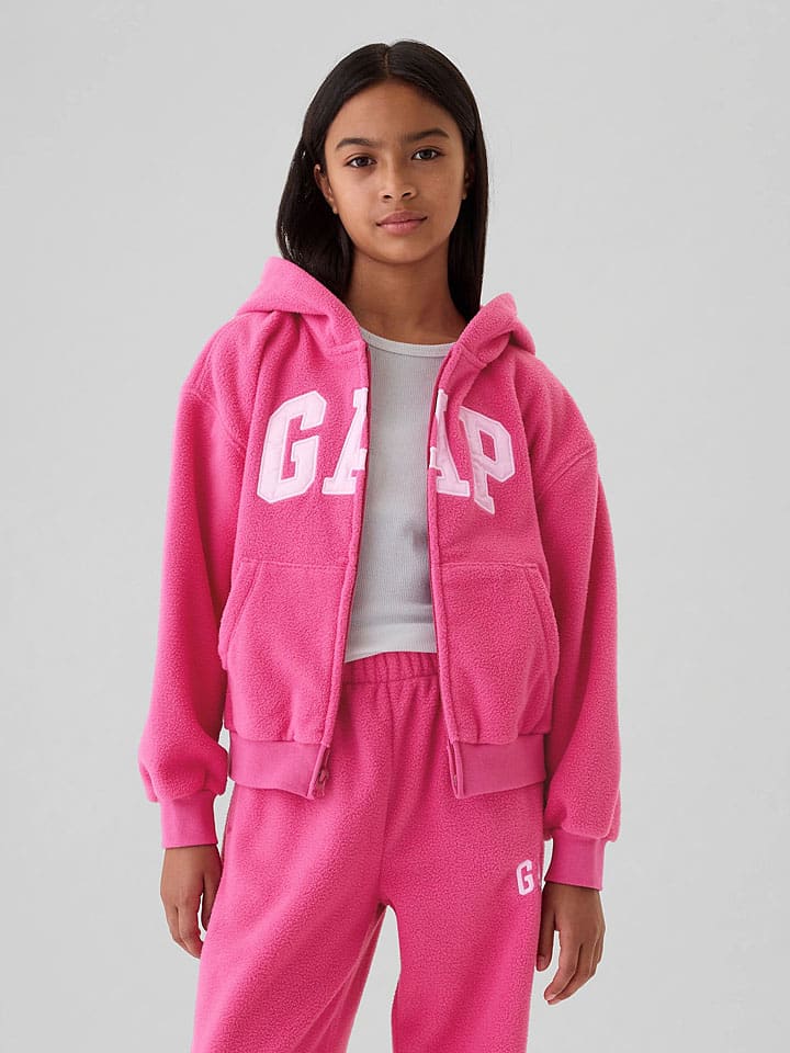 

GAP Флисовая куртка розового цвета