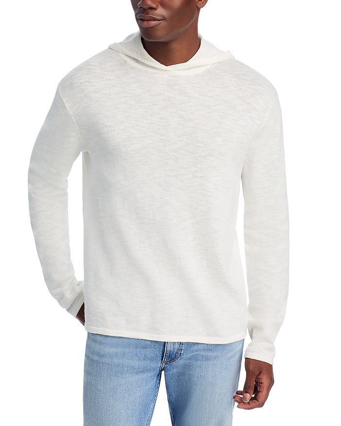 

Классический худи из льняной смеси rag & bone, белый