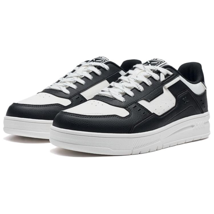 Кроссовки XTEP Skateboard Shoes Men Low-Top Black White — фото 2