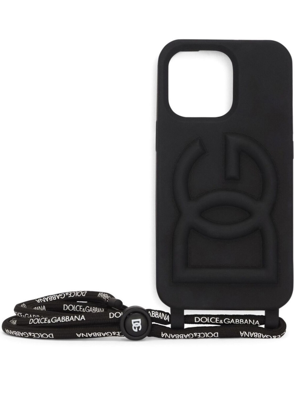

Dolce & Gabbana logo-embossed iPhone 13 Pro case, черный