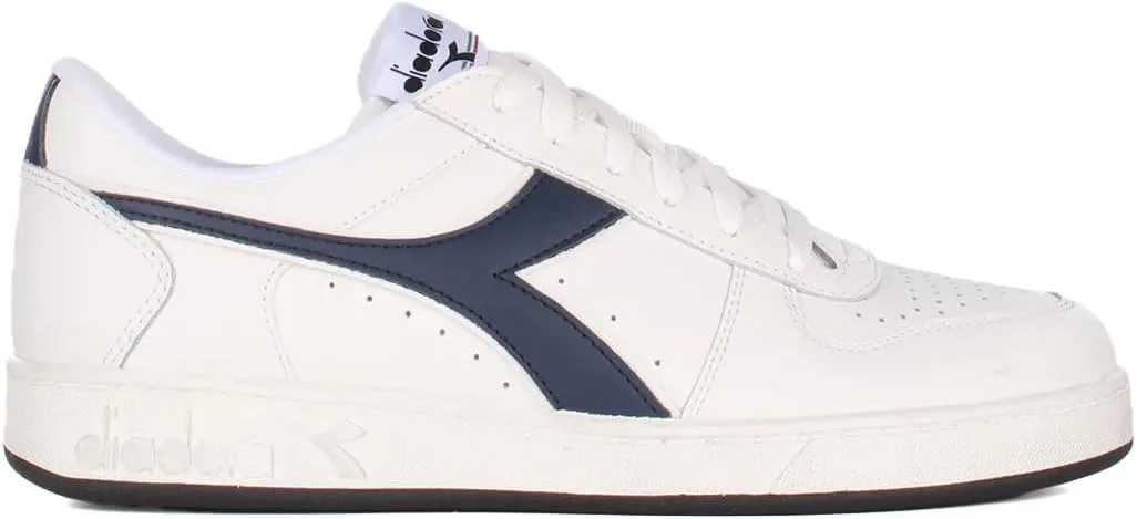 Гимнастические кроссовки Diadora Unisex Magic Basket Low Icona, белый/синий