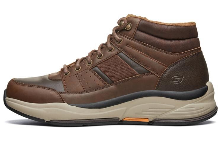 

Кроссовки Skechers Benago Lifestyle Shoes Men Mid-top Brown, коричневый