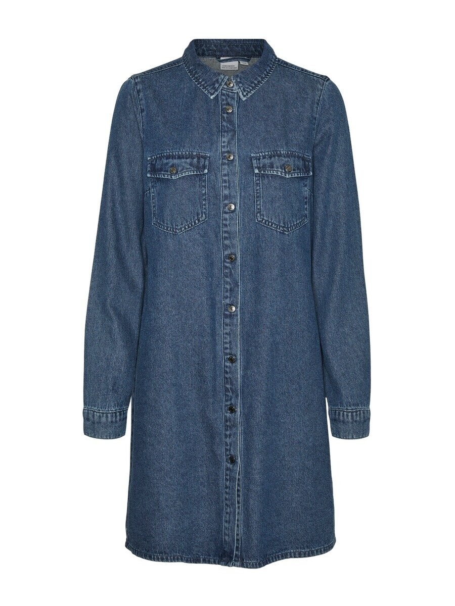 

Платье рубашка VERO MODA Shirt Dress Jennie, синий