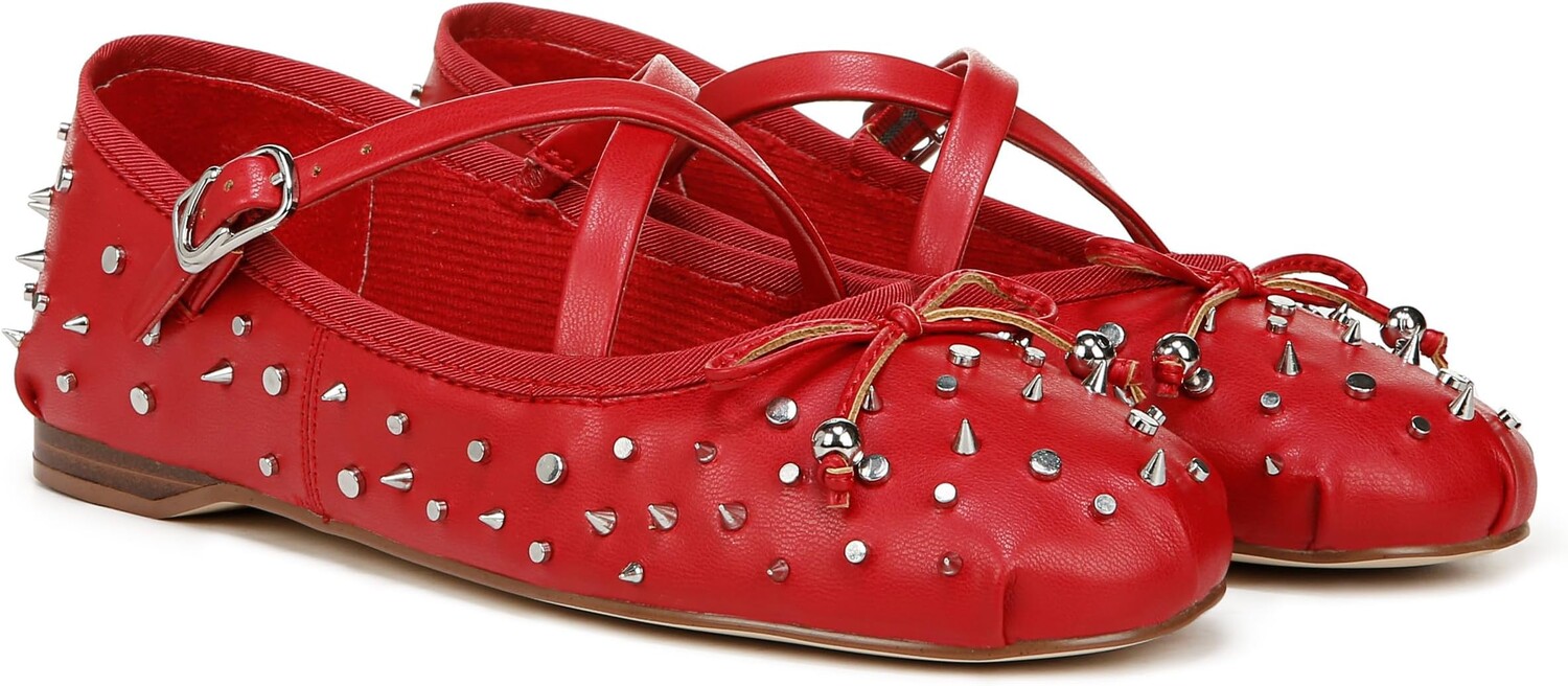 

Туфли на плоской подошве Circus NY by Sam Edelman Zuri Stud, цвет Riviera Red