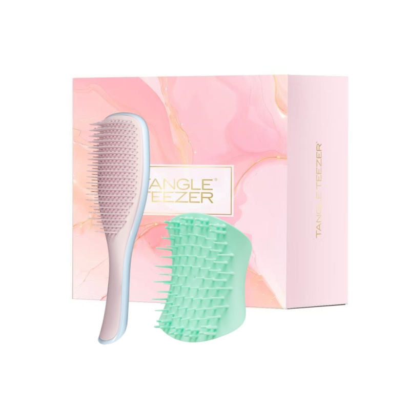Расческа Princess Comb портативная и легкая парикмахерский инструмент удобное взбивание без спутывания Tangle Teezer, светло-голубой — фото 2