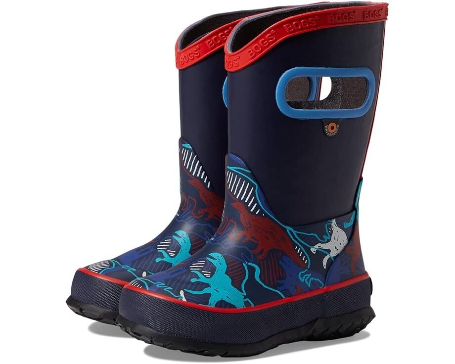 

Ботинки Bogs Rain Boot Neon Dino, цвет Ink Blue Multi
