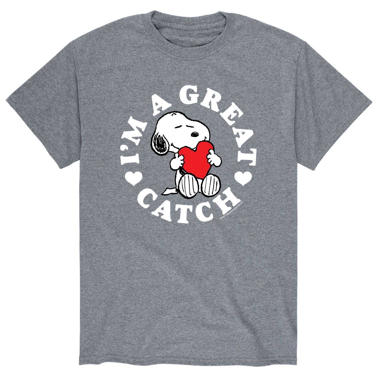 

Мужская футболка с арахисом Great Catch Licensed Character