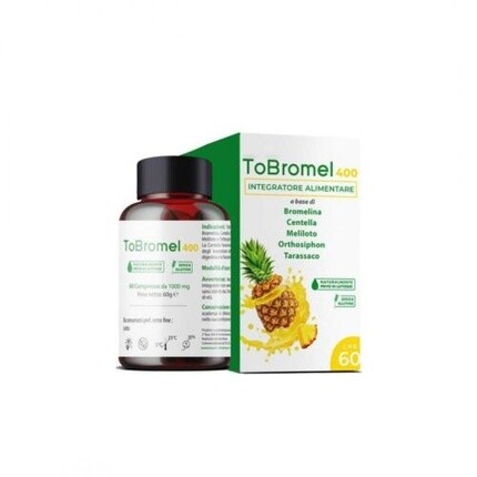

TOCAS Tobromel 400 Добавка бромелаина 60 таблеток
