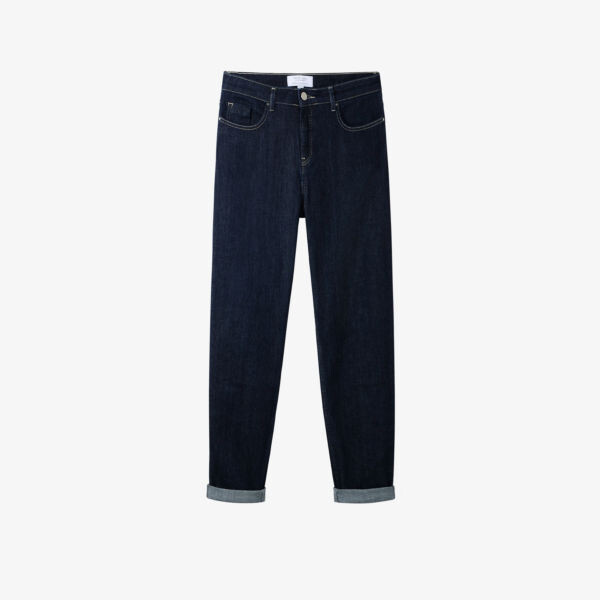 

Джинсы-бойфренды Brompton из органического хлопка The White Company, цвет mid wash
