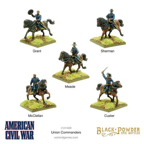 

Фигурка Black Powder Epic Battles: Acw – Union Commanders Warlord Games