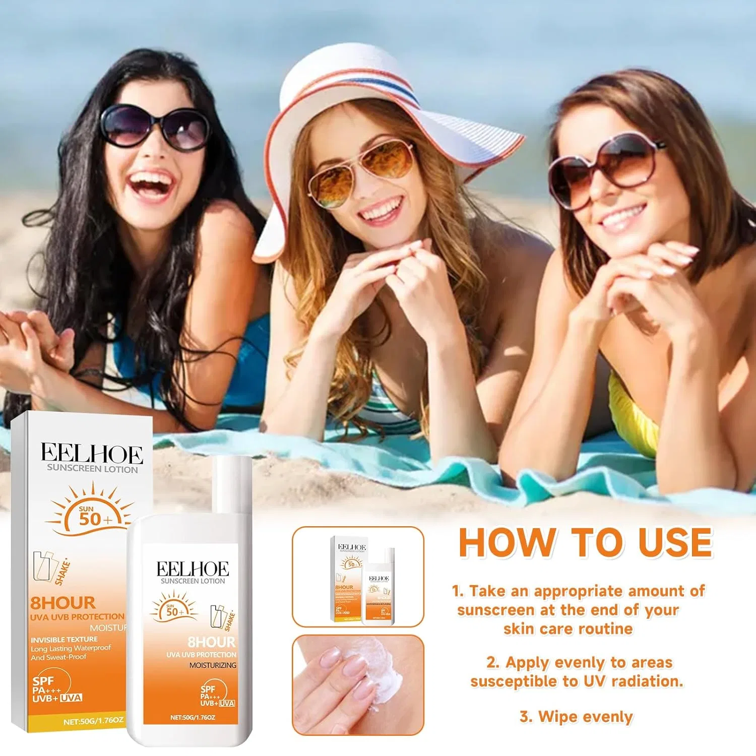 Солнцезащитный крем SPF 50+ для лица и тела Zoonvii — фото 3