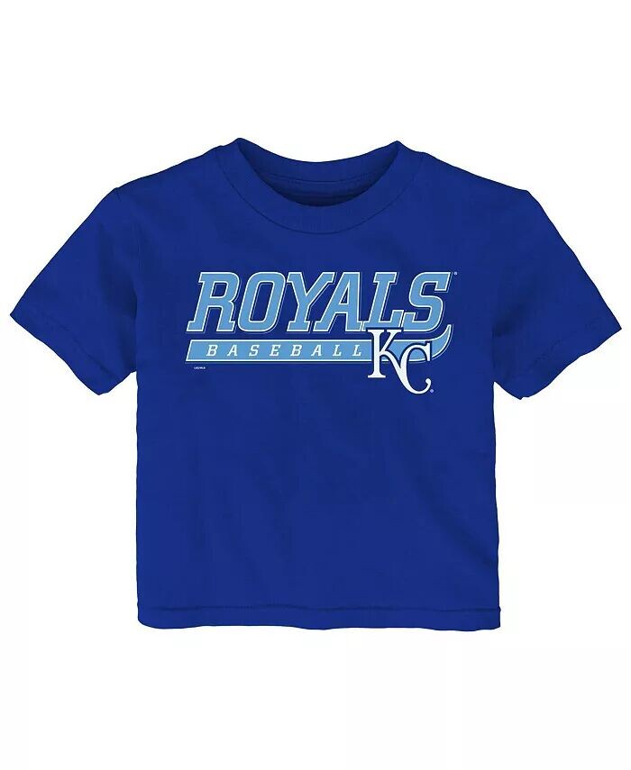 

Футболка Royal Kansas City Royals для мальчиков и девочек-младенцев «Взять на себя инициативу» Outerstuff, синий