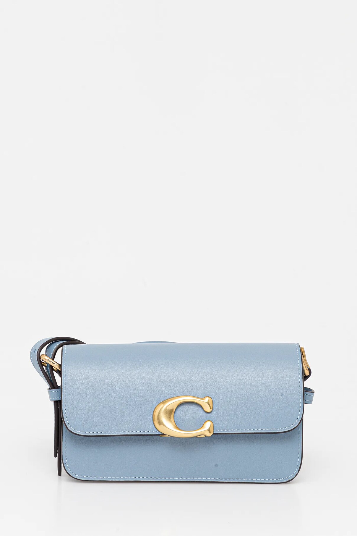 

Кожаная сумка Zoe Coach, синий