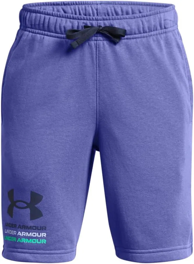 Шорты Under Armour Boys Rival Terry Shorts, (561) Starlight//Downpour Gray